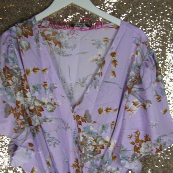 NWT BloomChic purple floral dress 30/ 6X - Picture 4 of 9